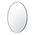 Varaluz Tablet 50 in Round Wall Mirror in Black Model: 458MI50BL