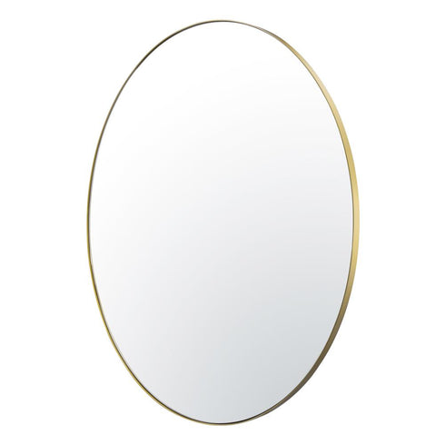 Varaluz Tablet 50 in Round Wall Mirror in Gold Model: 458MI50GO