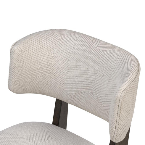 Varaluz Terra Dining Chair (Set of 2) Dark Brown Oa Ecru in Dark Brown Oak/Ecru Finish Model: 517CH21A