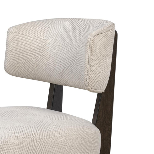 Varaluz Terra Dining Chair (Set of 2) Dark Brown Oa Ecru in Dark Brown Oak/Ecru Finish Model: 517CH21A