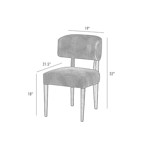 Varaluz Terra Dining Chair (Set of 2) Dark Brown Oa Ecru in Dark Brown Oak/Ecru Finish Model: 517CH21A