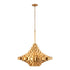 Varaluz Totally Tubular 10 Light Pendant Antique Model: 369P10AGCB