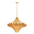 Varaluz Totally Tubular 17 Light Foyer Antique Gol Model: 369F17AGCB