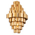 Varaluz Totally Tubular 2 Light Sconce Antique Gol Model: 369W02AGCB