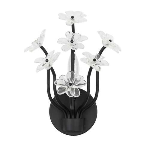 Varaluz Wildflower 1 Light Sconce Matte Black Model: 378W01MB