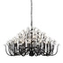 Varaluz Wildflower 15 Light Chandelier Matte Black Model: 378C15MB