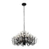 Varaluz Wildflower 15 Light Chandelier Matte Black Model: 378C15MB