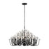 Varaluz Wildflower 15 Light Chandelier Matte Black Model: 378C15MB