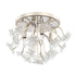 Varaluz Wildflower 4 Light Semi Flush Gold Dus Model: 378S04GDAR
