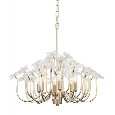 Varaluz Wildflower 6 Light Chandelier Gold Dus Model: 378C06GDAR