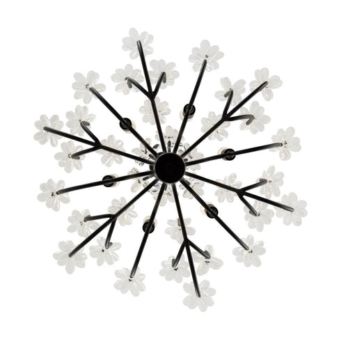 Varaluz Wildflower 6 Light Chandelier Matte Black Model: 378C06MB