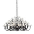 Varaluz Wildflower 8 Light Chandelier Matte Black Model: 378C08MB