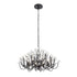 Varaluz Wildflower 8 Light Chandelier Matte Black Model: 378C08MB