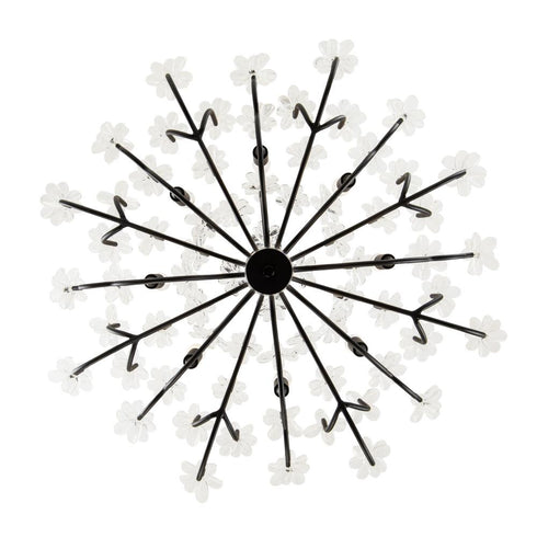 Varaluz Wildflower 8 Light Chandelier Matte Black Model: 378C08MB
