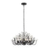 Varaluz Wildflower 8 Light Chandelier Matte Black Model: 378C08MB
