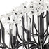 Varaluz Wildflower 8 Light Chandelier Matte Black Model: 378C08MB