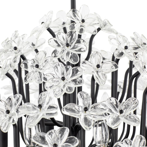 Varaluz Wildflower 8 Light Chandelier Matte Black Model: 378C08MB