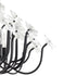 Varaluz Wildflower 8 Light Chandelier Matte Black Model: 378C08MB