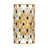 Varaluz Winsor Windsor 1 Light Crystal Sconce French Gol Model: 345W01FGMB
