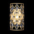 Varaluz Winsor Windsor 1 Light Crystal Sconce French Gol Model: 345W01FGMB