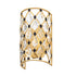 Varaluz Winsor Windsor 1 Light Crystal Sconce French Gol Model: 345W01FGMB