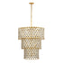 Varaluz Winsor Windsor 13 Light 3 Tier Crystal Chandelier Model: 345C13FGMB