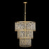Varaluz Winsor Windsor 13 Light 3 Tier Crystal Chandelier Model: 345C13FGMB