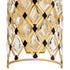 Varaluz Winsor Windsor 2 Light Crystal Sconce French Gol Model: 345W02FGMB