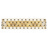 Varaluz Winsor Windsor 4 Light Crystal Bath French Gol Model: 345B04FGMB