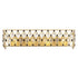 Varaluz Winsor Windsor 4 Light Crystal Bath French Gol Model: 345B04FGMB