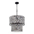 Varaluz Winsor Windsor 7 Light 2 Tier Crystal Chandelier Model: 345C07CBHG