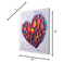 Varaluz Work Of Heart Red Mixed Media Wall Art Model: 4DWA0113