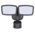 Vaxcel 10.75 in. 2 Light LED CCT Adj. Outdoor Motion Security Flood Light in Bronze 240 Deg. Model: T0701