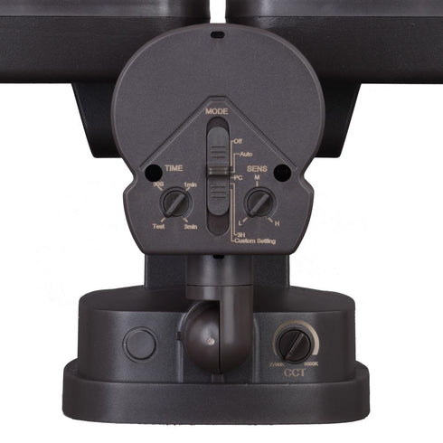 Vaxcel 10.75 in. 2 Light LED CCT Adj. Outdoor Motion Security Flood Light in Bronze 240 Deg. Model: T0701