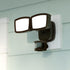 Vaxcel 10.75 in. 2 Light LED Outdoor Motion Sensor Security Flood Light in Bronze 180 Deg. Model: T0699