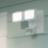 Vaxcel 10.75 in. 2 Light LED Outdoor Motion Sensor Security Flood Light in White 180 Deg. Model: T0698