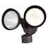 Vaxcel 11.75 in. 2 Light Outdoor Motion Sensor Security Flood Light in Bronze 240 Degrees Model: T0697