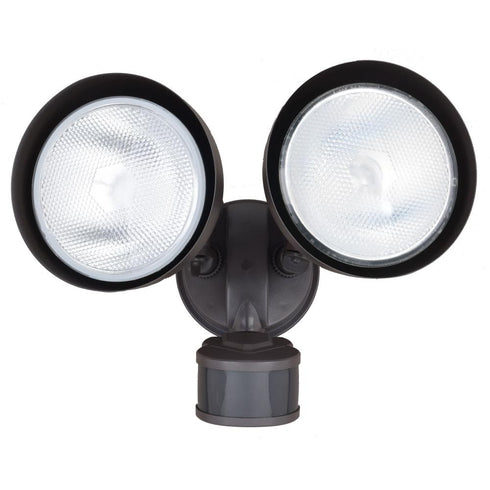 Vaxcel 11.75 in. 2 Light Outdoor Motion Sensor Security Flood Light in Bronze 240 Degrees Model: T0697