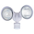 Vaxcel 11.75 in. 2 Light Outdoor Motion Sensor Security Flood Light in White 180 Degrees Model: T0694