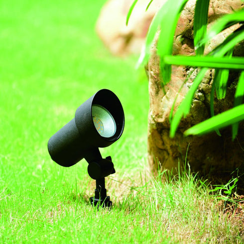 Vaxcel 550 Lumens LED Low Voltage Flood Landscape Light in Black Model: T0754