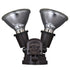 Vaxcel 6.75 in. 2 Light Outdoor Motion Sensor Security Flood Light in Bronze Model: T0693