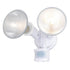 Vaxcel 6.75 in. 2 Light Outdoor Motion Sensor Security Flood Light in White Model: T0692