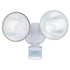 Vaxcel 6.75 in. 2 Light Outdoor Motion Sensor Security Flood Light in White Model: T0692
