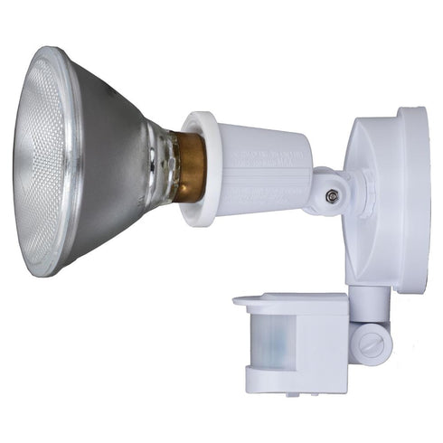 Vaxcel 6.75 in. 2 Light Outdoor Motion Sensor Security Flood Light in White Model: T0692