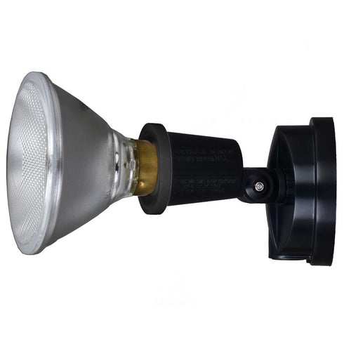 Vaxcel 6.75 in. 2 Light Outdoor Security Flood Light in Black Model: T0691
