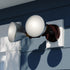 Vaxcel 6.75 in. 2 Light Outdoor Security Flood Light in Bronze Model: T0690