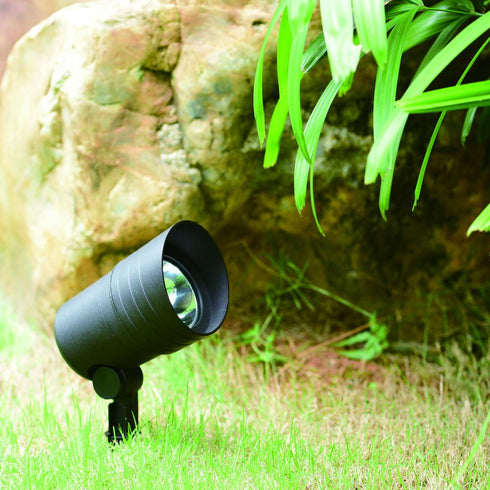 Vaxcel 850 Lumens LED Low Voltage Flood Landscape Light in Black Model: T0755
