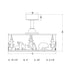 Vaxcel Acadia 20 in. W Ceiling Fan New in Bronze Model: F0132