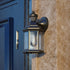 Vaxcel Auburn Dualux 6.25 in. Outdoor Motion Sensor Wall Light in Textured Black Model: T0731