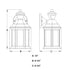 Vaxcel Auburn Dualux 6.25 in. Outdoor Motion Sensor Wall Light in Textured Black Model: T0731